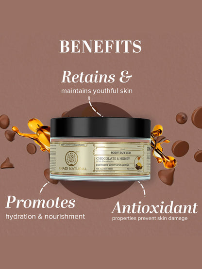 Khadi Natural Chocolate & Honey Body Butter (50g)