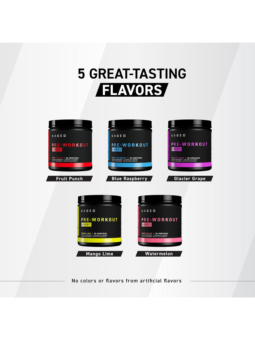 Kaged Pre-Workout Sport Fruit Punch Powder 258 g