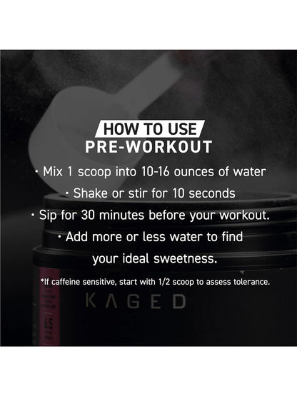 Kaged Pre-Workout Fruit Punch Powder 568 g