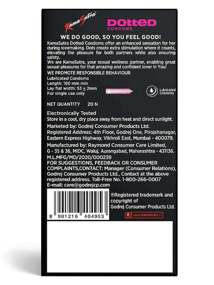 KamaSutra Dotted Power Dots Condoms (20 in each pack)