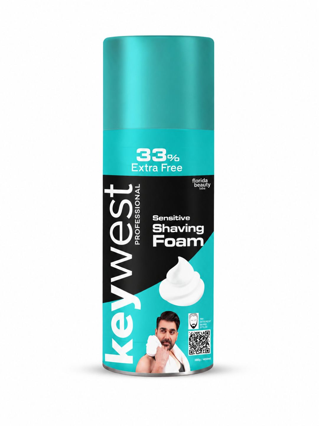 Keywest Sensitive Pre Shaving Foam for Men (385gm)