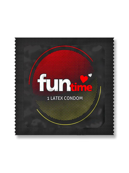 Funtime Dotted Ribbed and Contoured Condoms Vanilla Sensus Flavoured Condoms