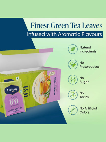 Leeford Green Tea Lemon (30 bags)
