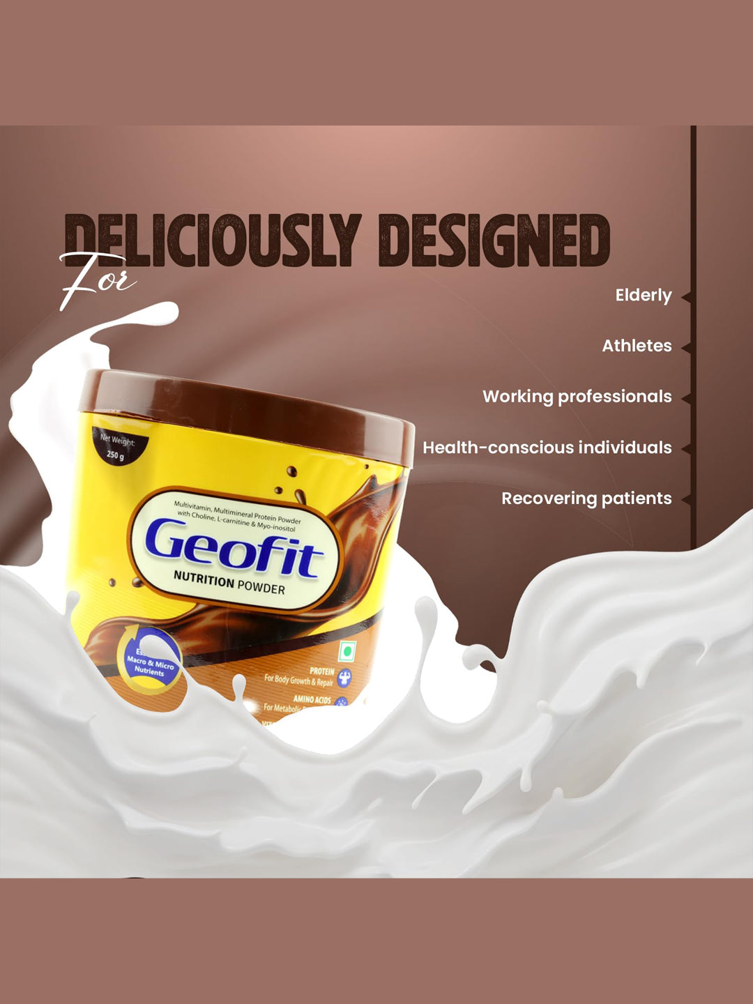 Leeford Geofit Protein Powder Chocolate