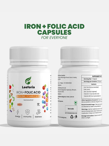 Leeforia Iron and Folic Acid Capsule 30