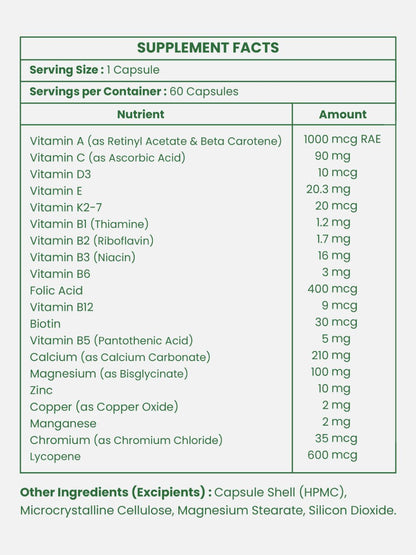 Leeforia Multivitamin For Him 60 Capsules