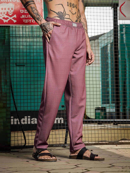 House Of Koala Lavender Textured Pattern All Day Pants