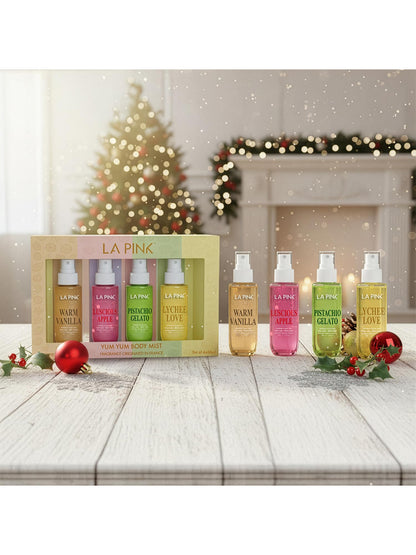 LA PINK Yum Yum Body Mist Gourmet Collection Gift Set (4x50ml)