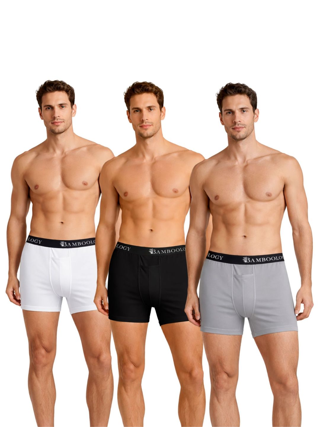 Bamboology Men's Ultra-Soft Trunks & Boxers Pack of 3