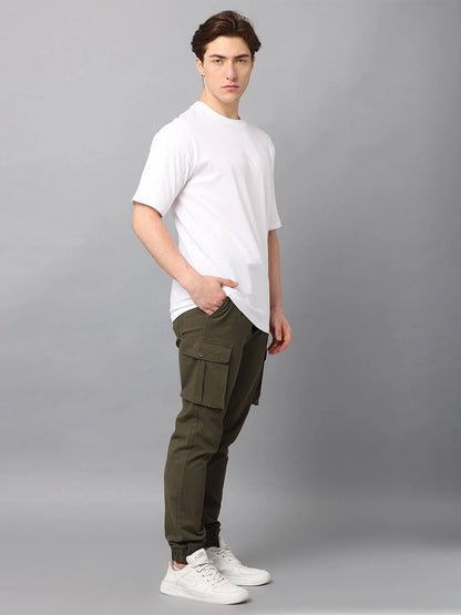 Silisoul White Oversized Fit Pure Cotton Short Sleeves T-Shirt