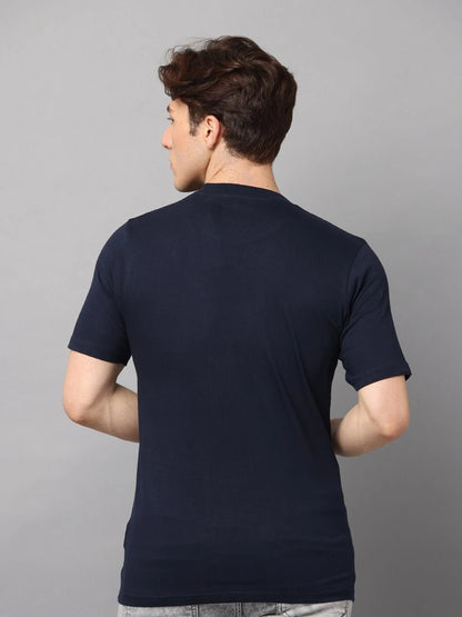 Silisoul Green Regular Fit Pure Cotton Short Sleeves Round Neck T-Shirt