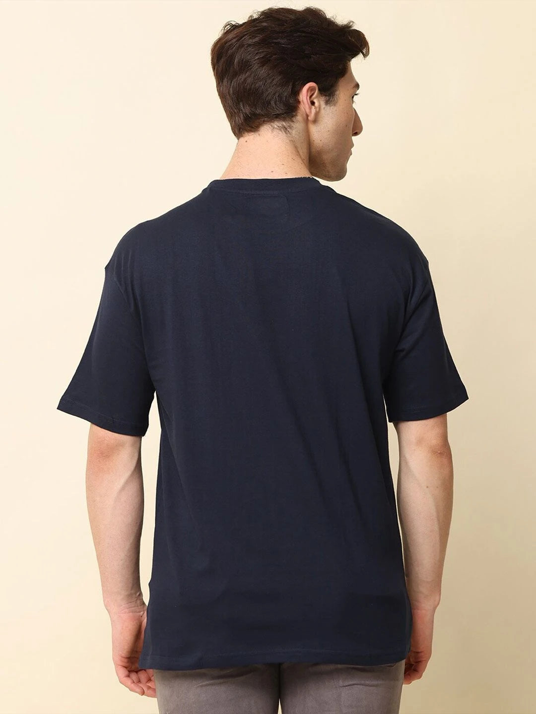 Silisoul Peach Oversized Fit Cotton Short Sleeves Bio Finish T-Shirt