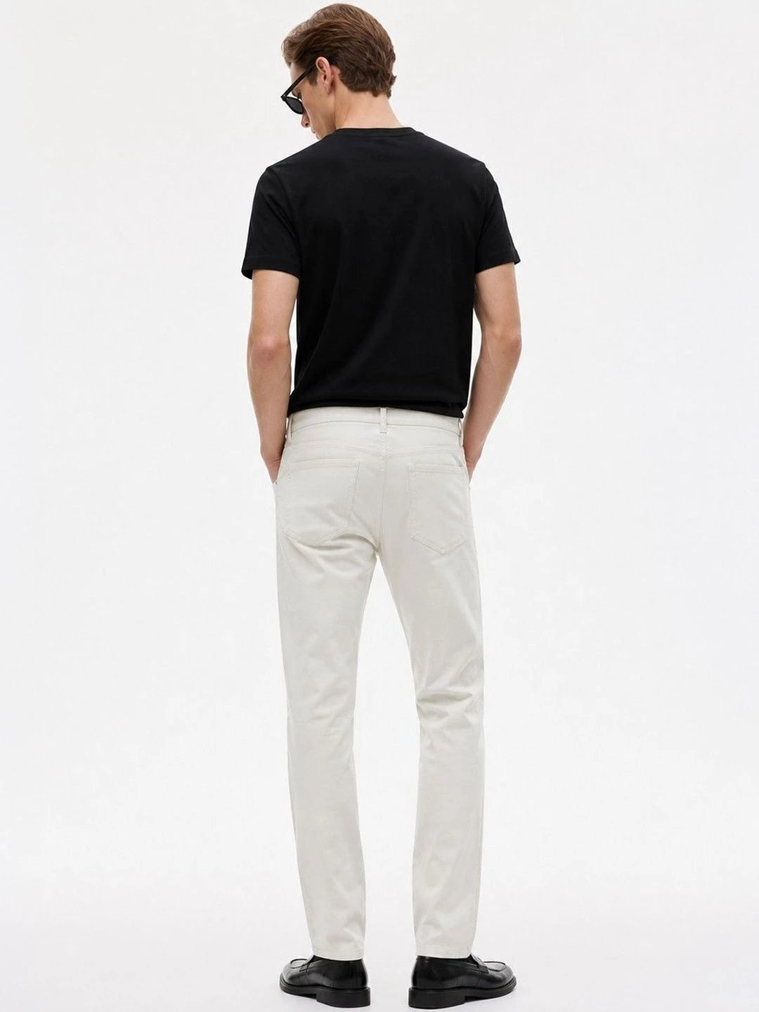 Silisoul Beige Regular Fit Cotton, Viscose Rayon Trousers
