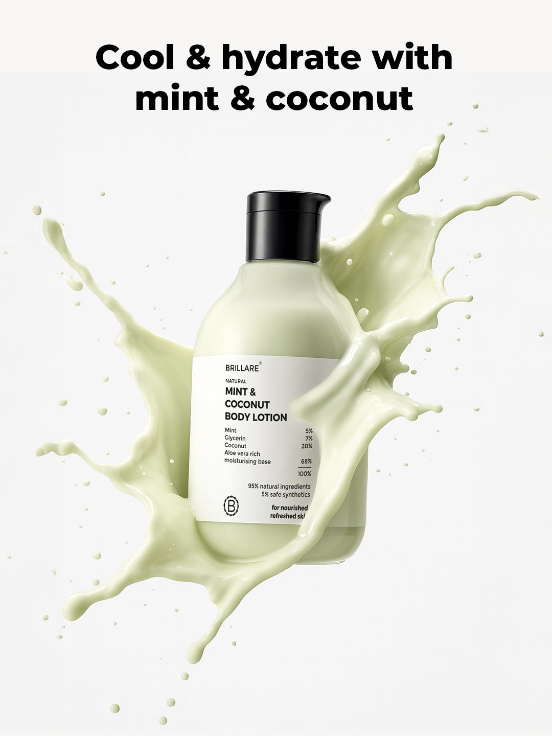 Brillare Mint & Coconut Body Lotion  (200ml)