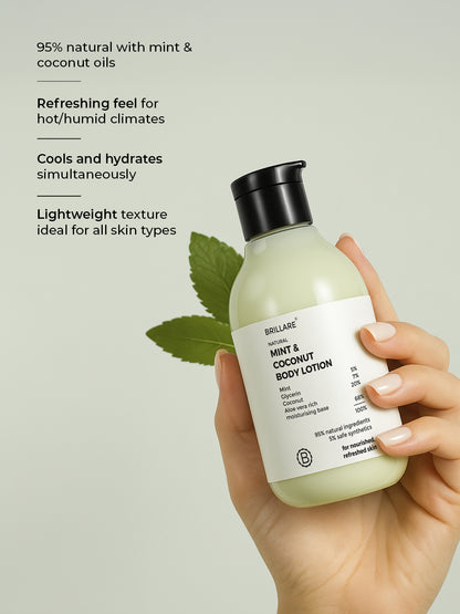 Brillare Mint & Coconut Body Lotion  (200ml)