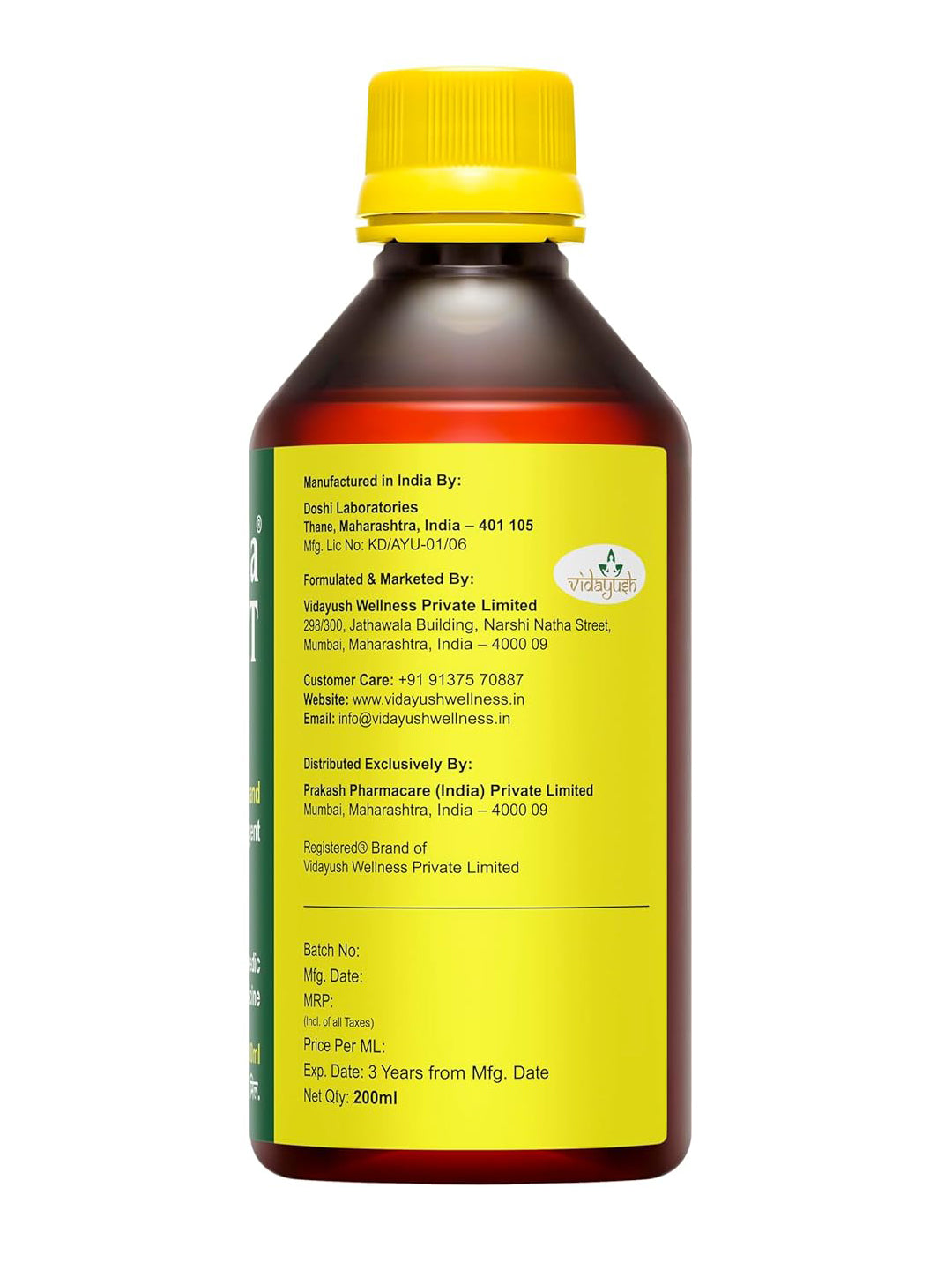 Madhivala Liniment Ayurvedic Pain Relief Oil