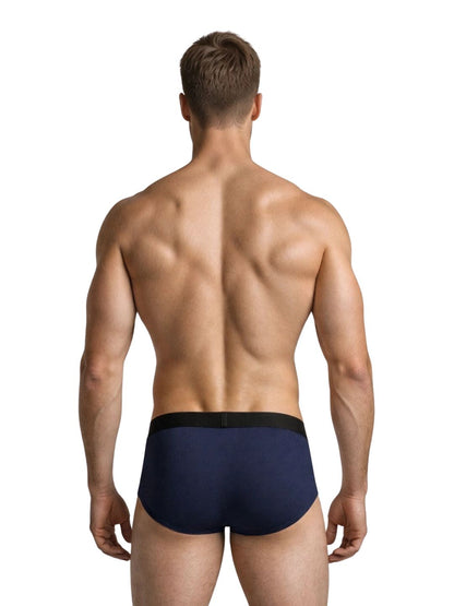 Bamboology Frenchie Fit Underwear - Navy Blue & Maroon (Pack of 2)