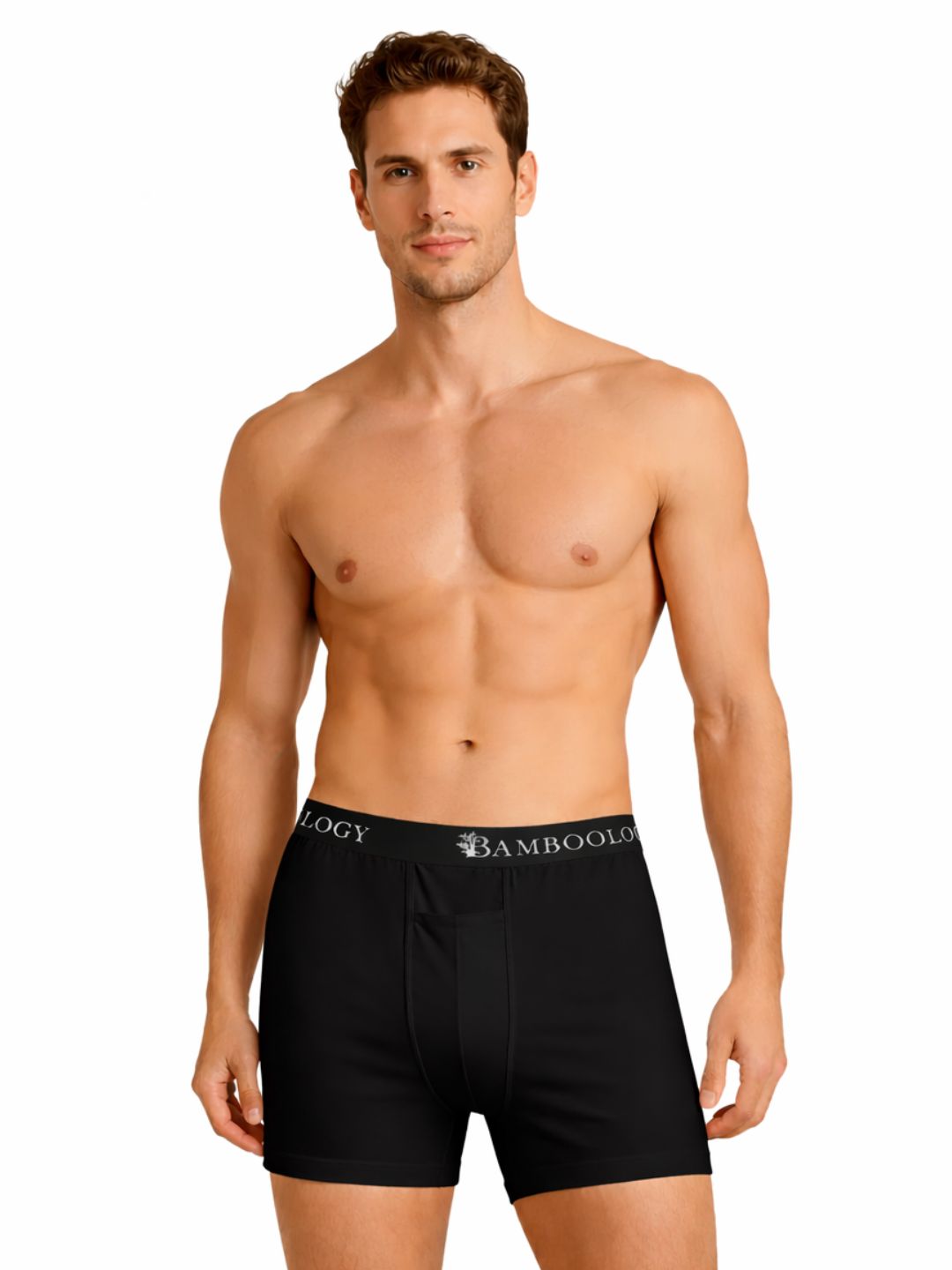 Bamboology  Ultra-Soft Trunks & Boxers - Black & Cream(Pack of 2)