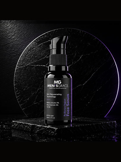 Men's Grace 5% Niacinamide & 2% Alpha Arbutin Radiance Repair Face Serum (30ml)