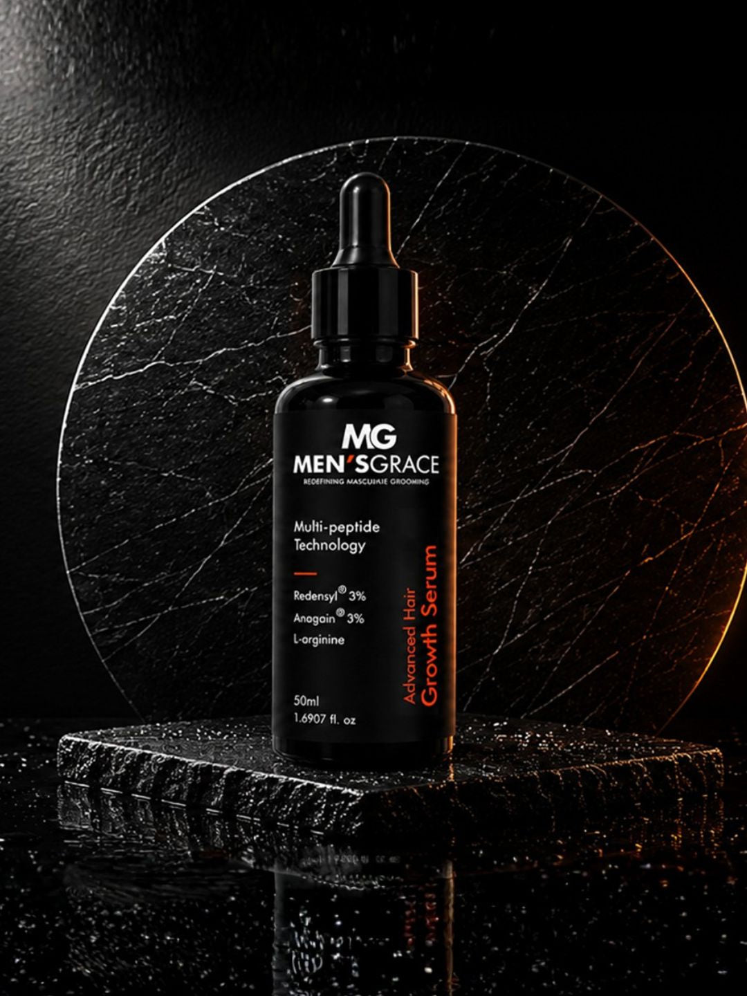 Men's Grace 3% Redensyl & 3% Anagain Advanced Hair Growth Serum (50ml)