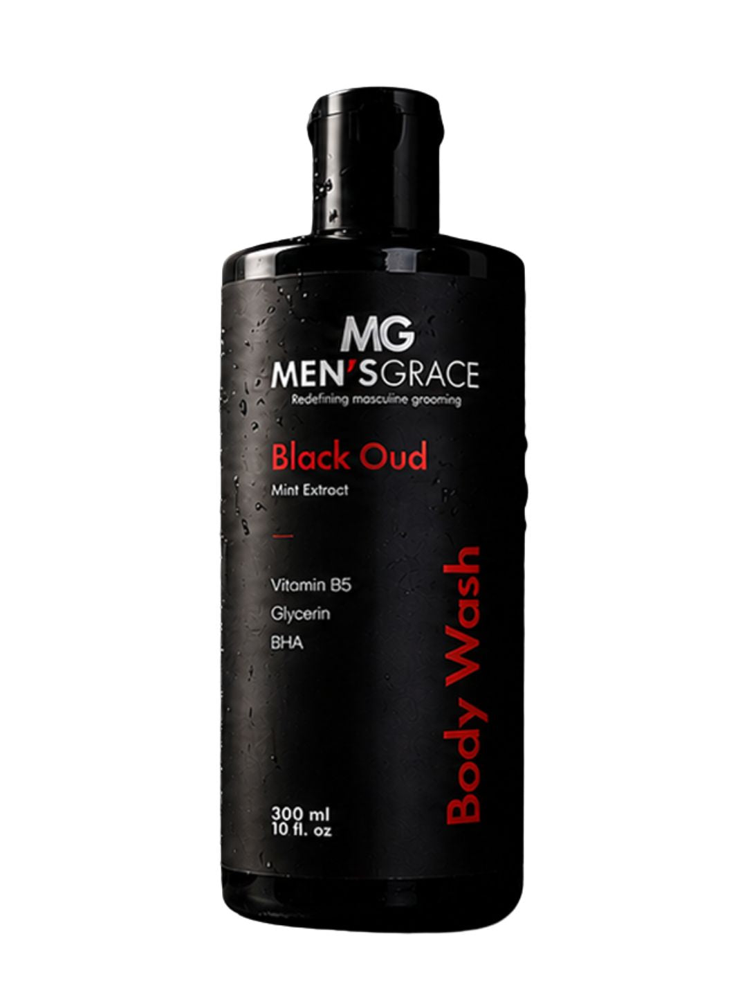 Men's Grace Black Oud Body Wash with Loofah (300ml)