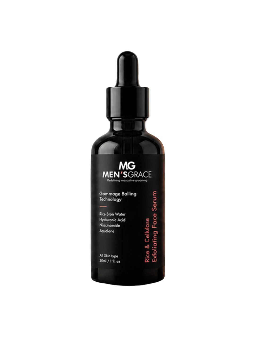 Men's Grace Rice & Cellulose Exfoliating Face Serum (30ml)