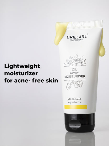 Brillare Oil Away Moisturizers For Oily, Acne Prone Skin (50ml)