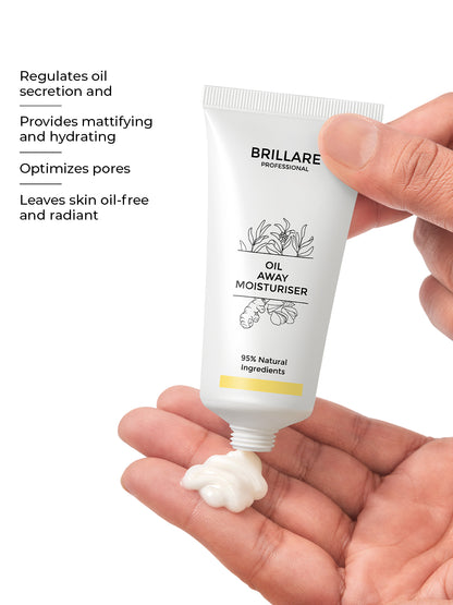 Brillare Oil Away Moisturizers For Oily, Acne Prone Skin (50ml)
