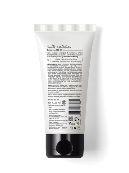 Brillare Multi-Protection Sunscreen Spf 40  (50g)