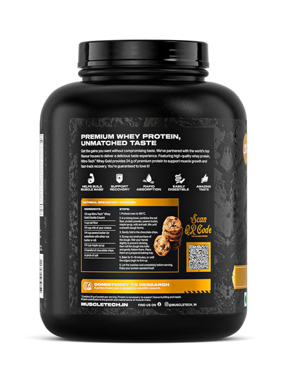 Muscletech Nitro Tech Whey Gold Vanilla Cream Powder 1.81 kg