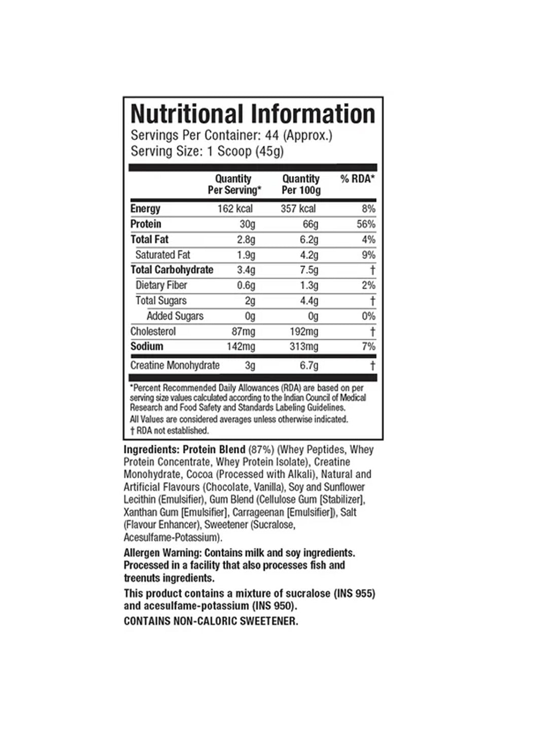 Muscletech Nitro Tech Whey Protein Powder 1.81 kg