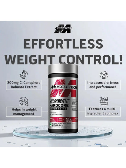 Muscletech Hydroxycut Hardcore Super Elite Capsules 100 Capsules