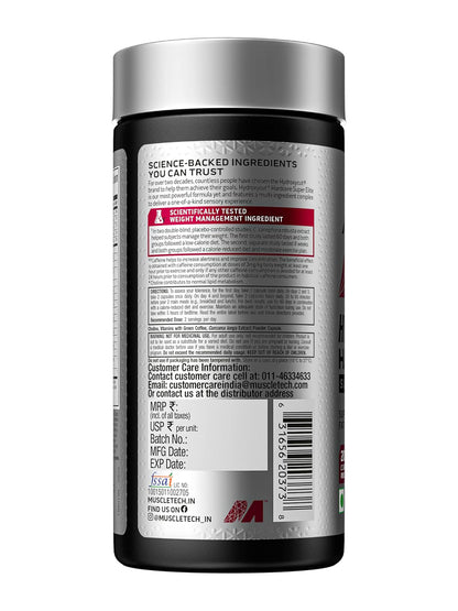 MuscleTech Hydroxycut Hardcore Super Elite 100 Capsules