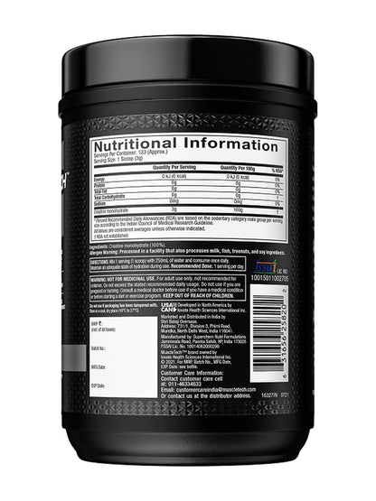 Muscletech Platinum 100% Creatine Monohydrate Unflavoured Powder 400 g