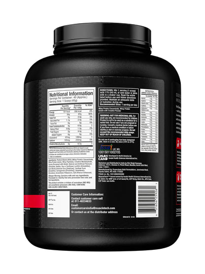 Muscletech Nitro Tech Whey Protein Powder 1.81 kg