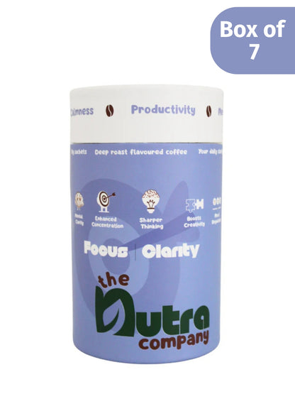 The Nutra Company Focus Coffee with L-Theanine & Rhodiola | No-Jitter Mental Clarity Coffee