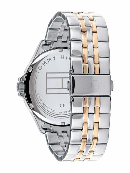 Tommy Hilfiger Round White Dial Analog Watch With Metal Strap - NDTH1791617