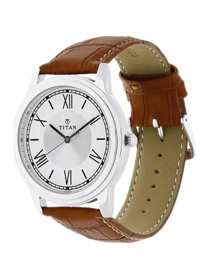 Titan Karishma Quartz Analog With Silver Dial Watch - NN1735SL01