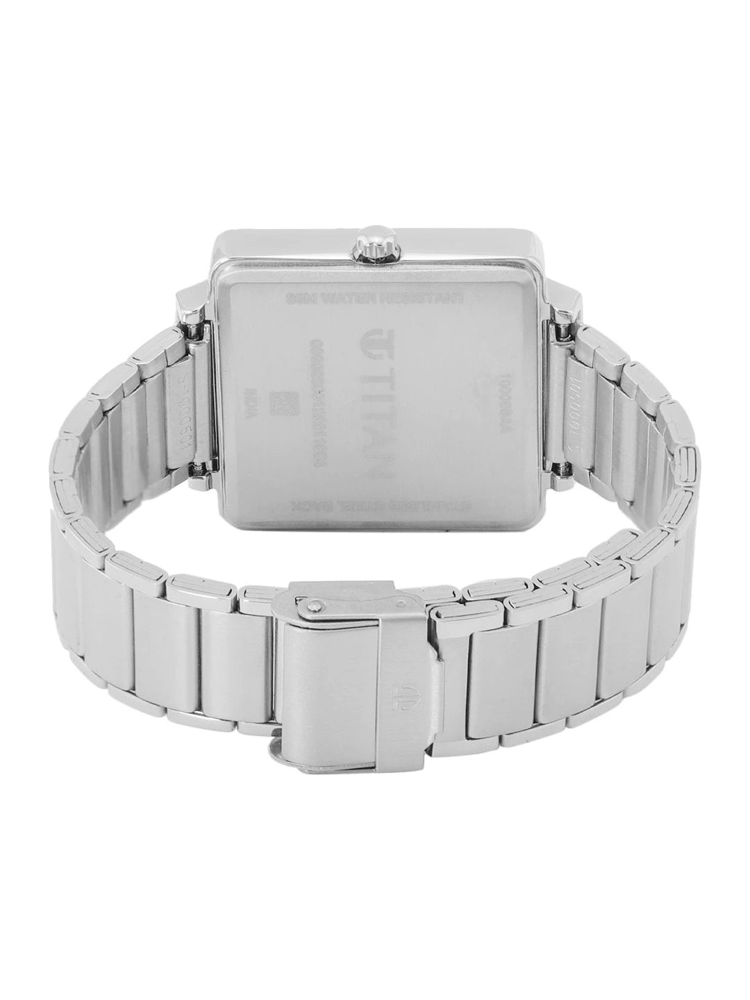 Titan Stainless Steel Bracelet Style Strap Analogue Watch - NR10005SM01