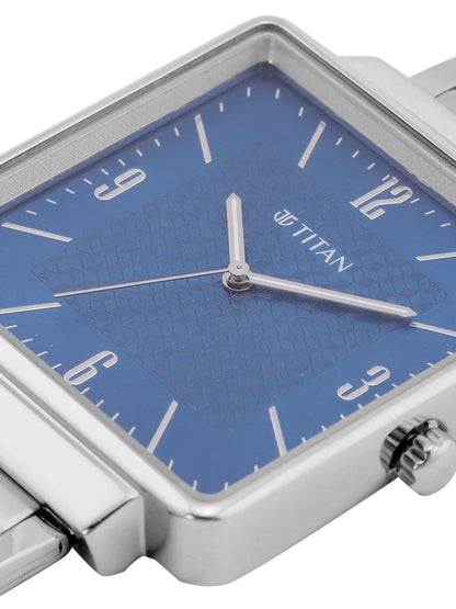 Titan Stainless Steel Bracelet Style Strap Analogue Watch - NR10005SM01