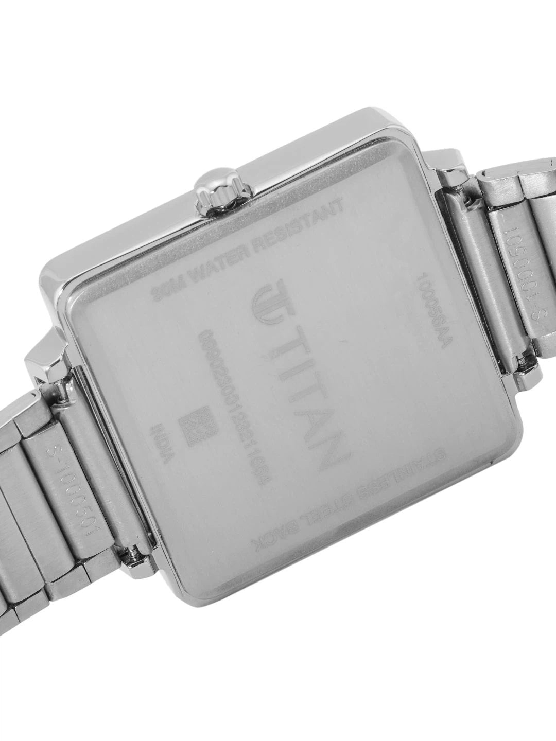 Titan Stainless Steel Bracelet Style Strap Analogue Watch - NR10005SM01