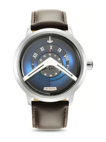 Titan Round Analog Watch - NR1828SL01