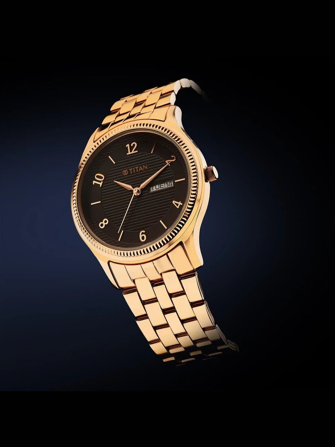 Titan Karishma Round Brown Dial Analog Watch - NS1824WM01
