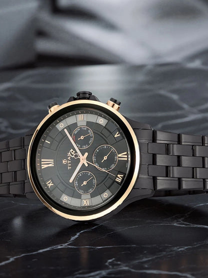 Titan Grandmaster Multifunction Analog With Anthracite Dial Watch - NT1787KM02