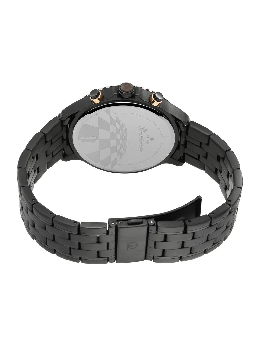Titan Grandmaster Multifunction Analog With Anthracite Dial Watch - NT1787KM02