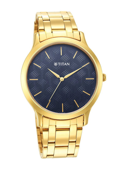 Titan Karishma Quartz Analog With Blue Dial Watch - NT1825YM05