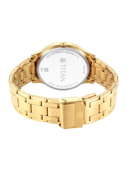 Titan Karishma Quartz Analog With Blue Dial Watch - NT1825YM05
