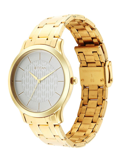 Titan Karishma Radiance Quartz Analog With White Dial Watch - NT1825YM06