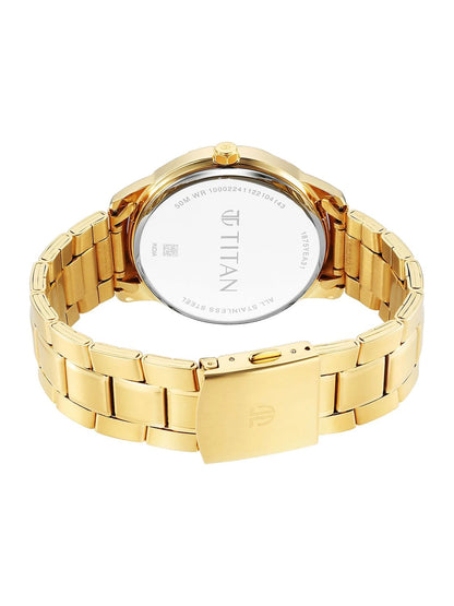 Titan Regalia Opulent Quartz Analog With Grey Dial Watch - NT1875YM01
