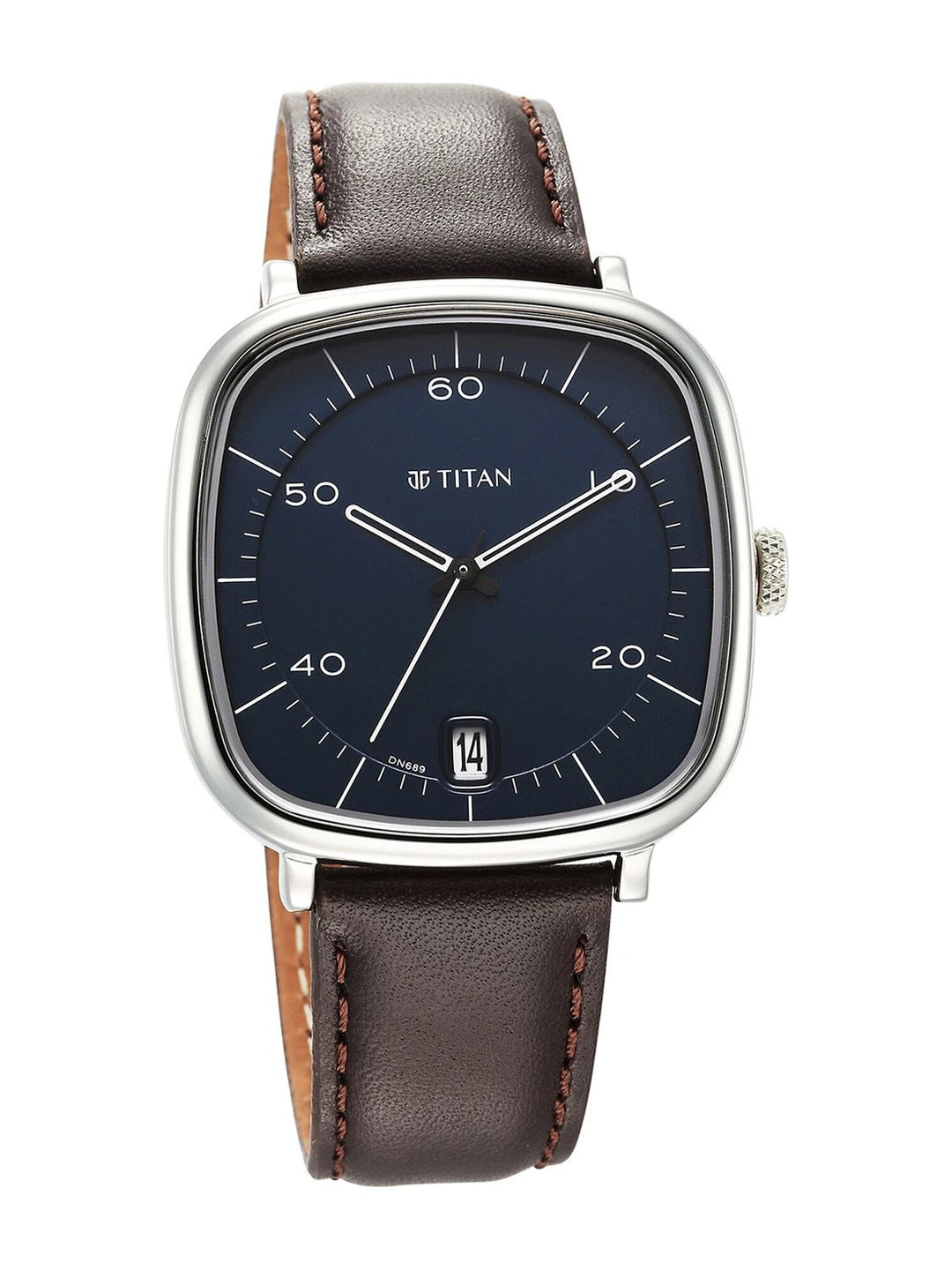 Titan Neo Curve Quartz Analog With Blue Dial Watch - NT1885SL03